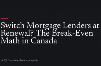 Switch Mortgage Lenders at Renewal? The Break-Even Math in Canada
